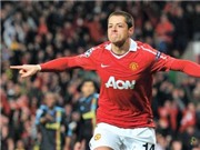 Bóng đá anh, ngoại hạng anh, lịch thi đấu euro 2012, Javier Hernandez mơ cú ăn ba với Man United